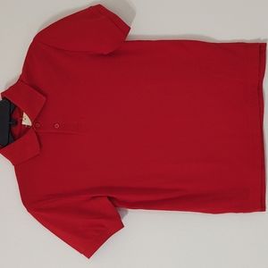 NWT Boys Red Short Sleeve Polo Size M